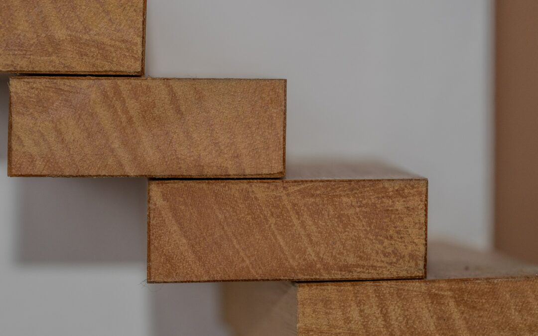 escalier en bois