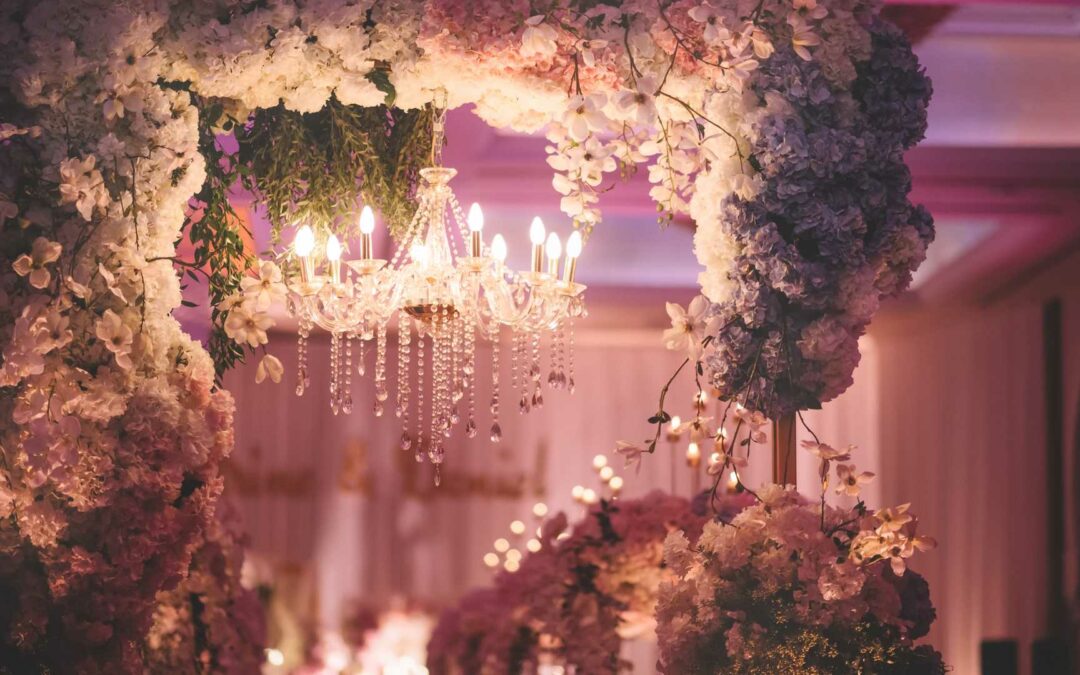 La décor d'un mariage